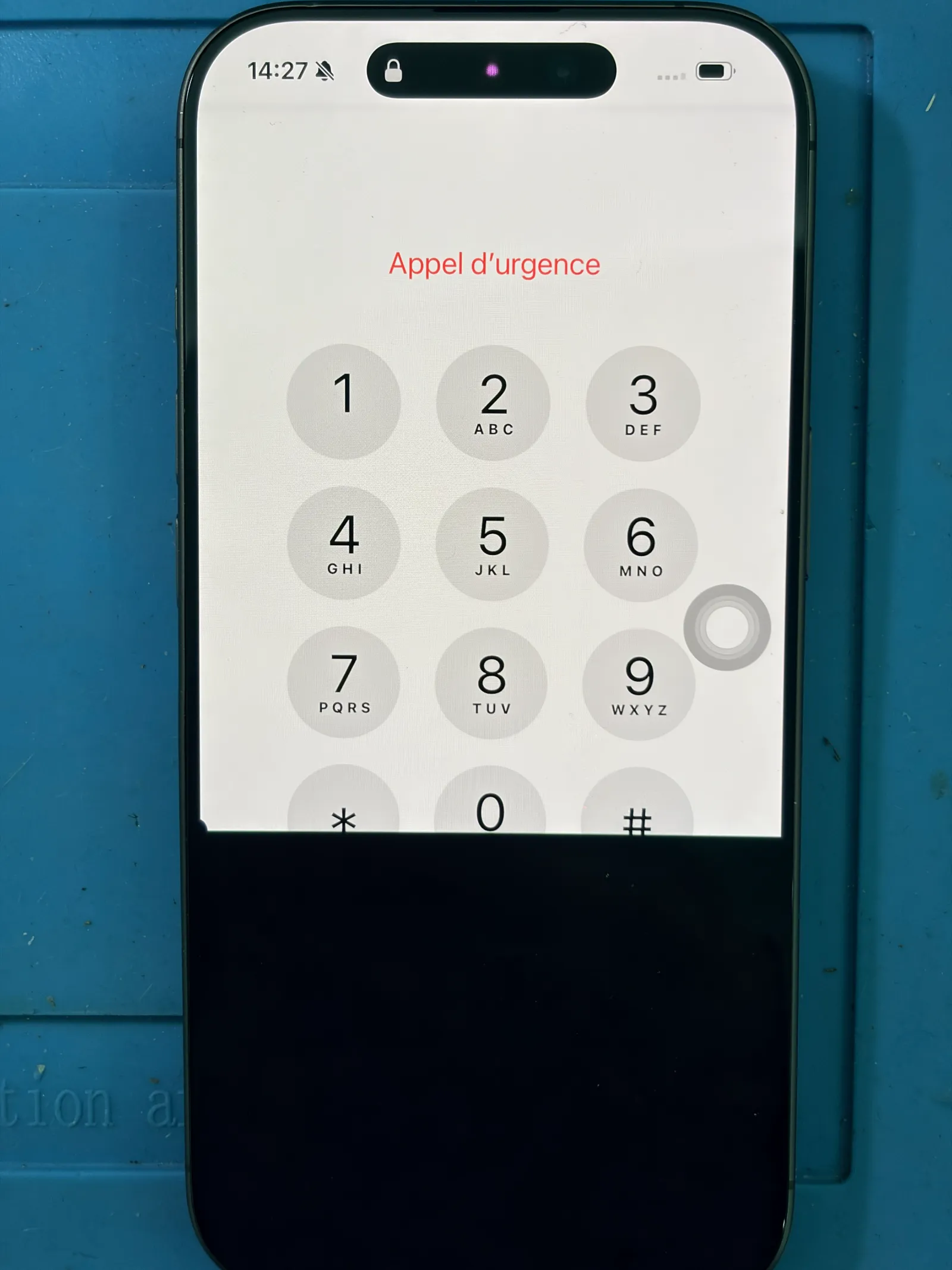 iPhone 17 after screen replacement at Ali Mobile in Ringwood - before
