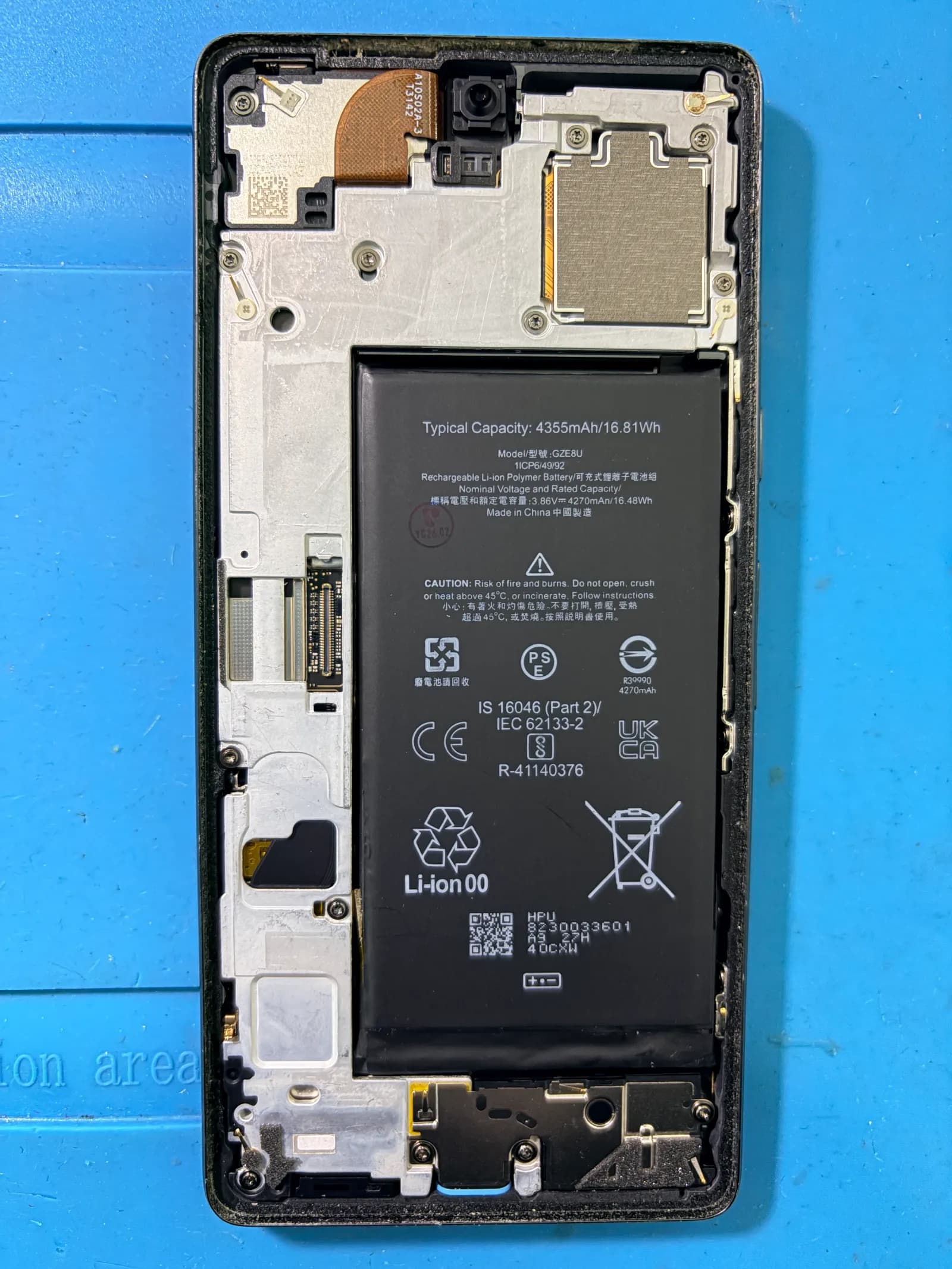 Before and after Google Pixel 7 battery replacement in Ringwood - after