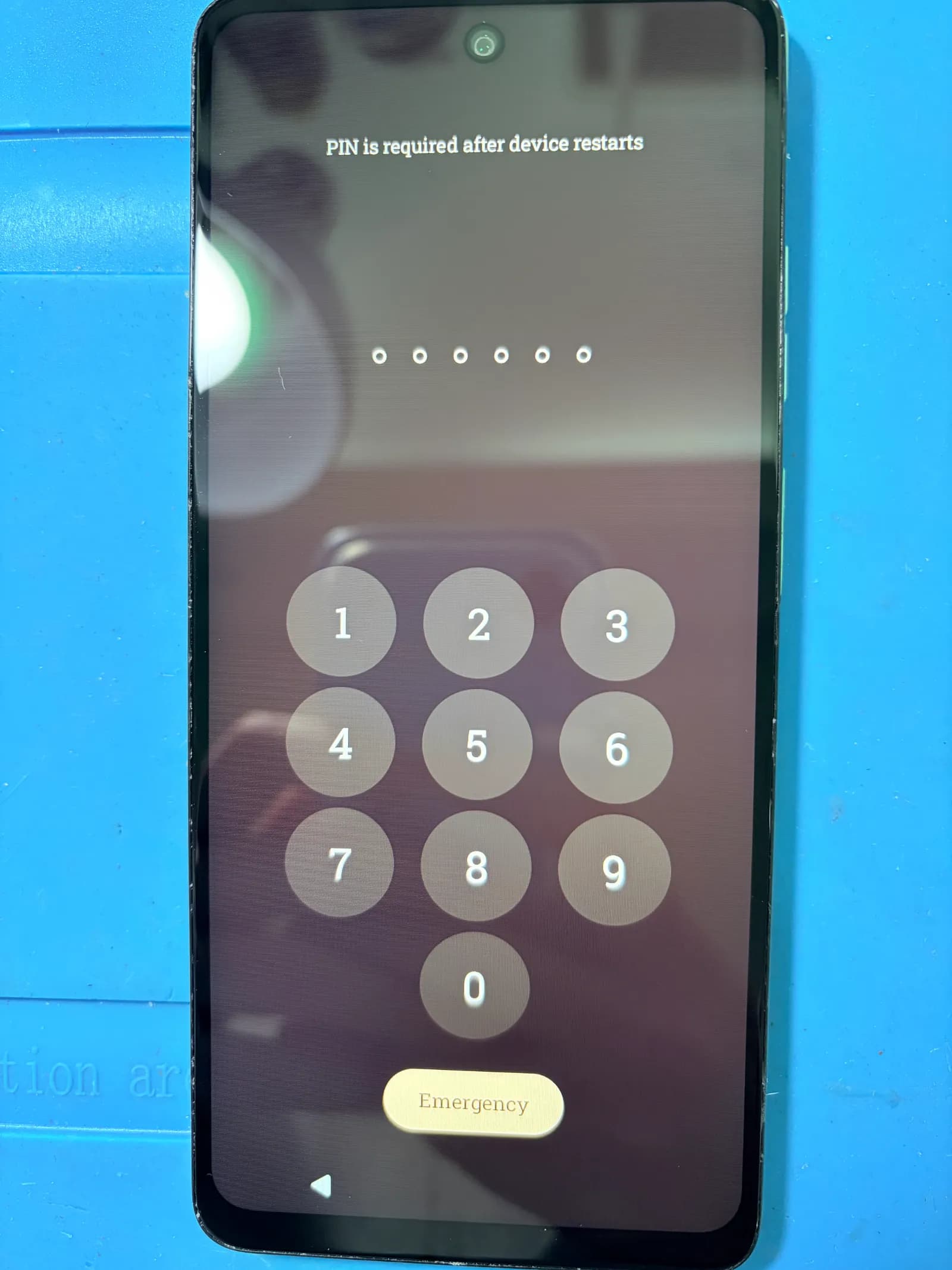 Before and after photos of a Moto G24 Screen Replacement completed in Ringwood. - after
