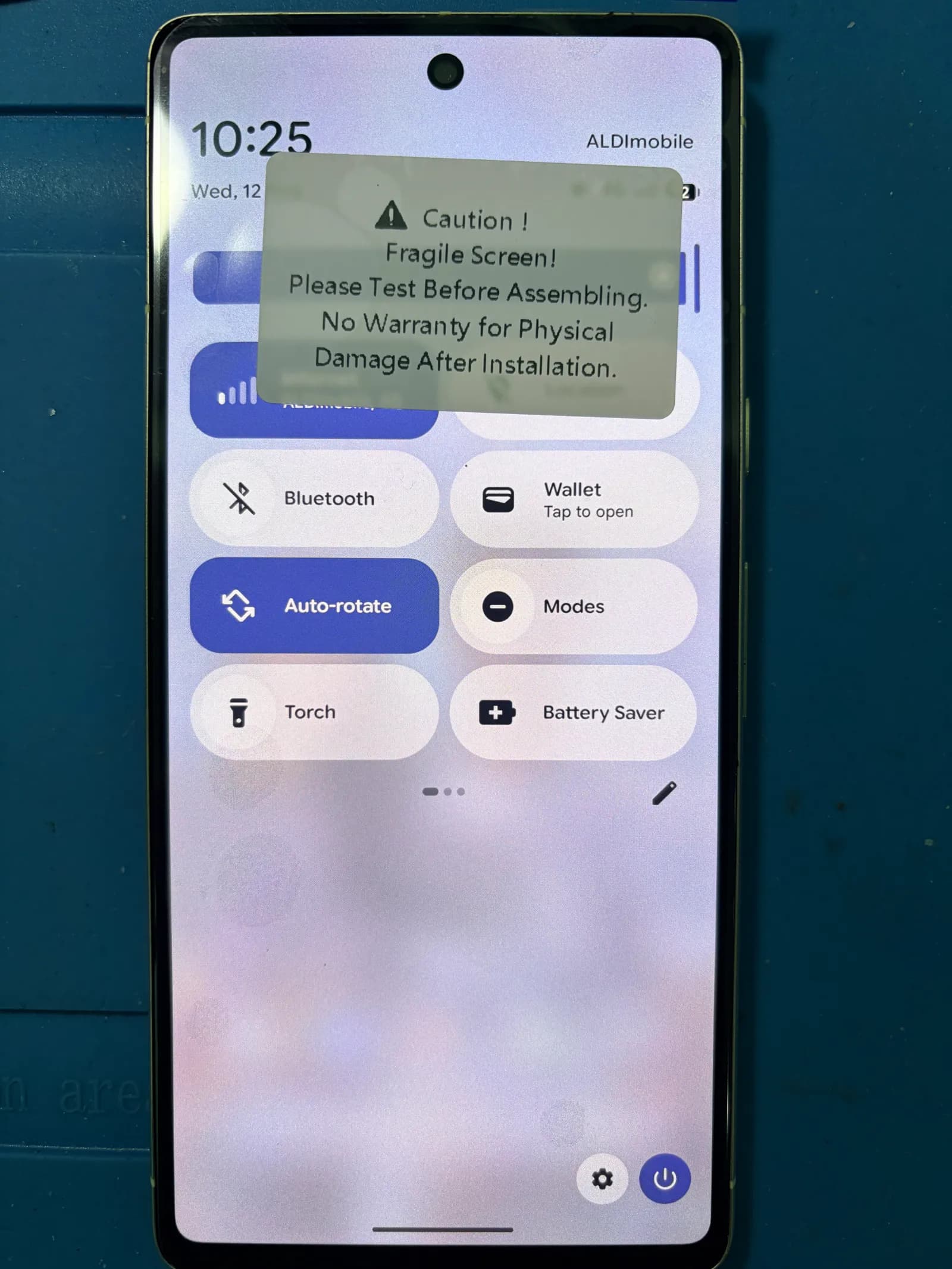 Before and after photos of a Pixel 7 Screen Replacement completed. - after