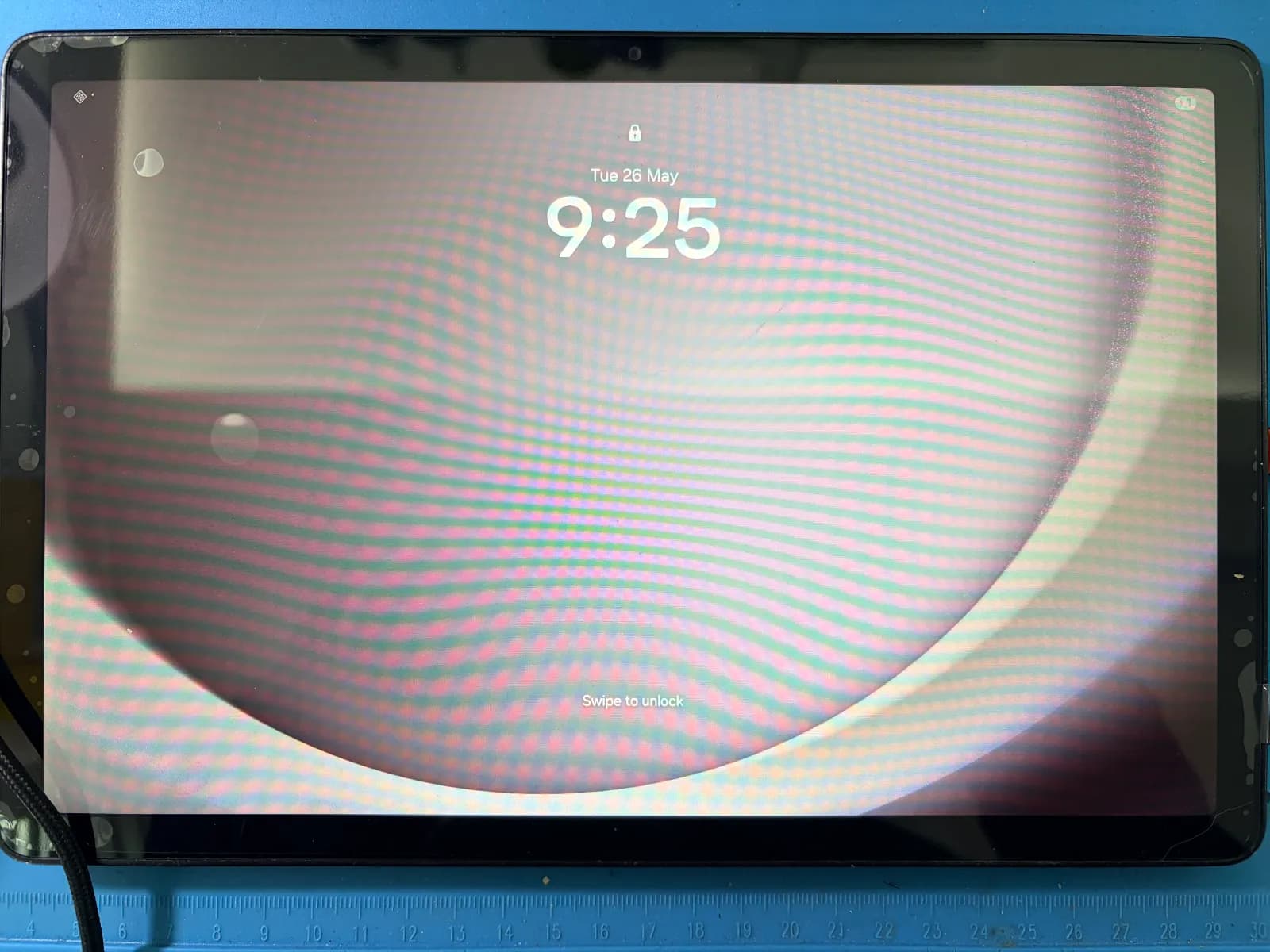 Before and after photos of a Galaxy Tab A9 Plus (SM-X210 / SM-X215) Galaxy Tab A9 Plus Screen Repair completed. - after
