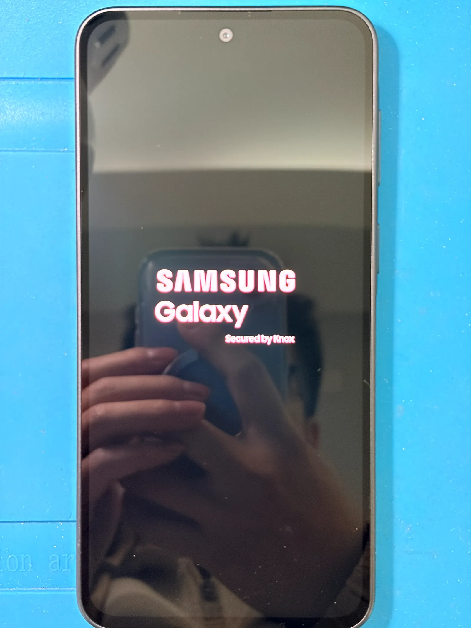 Samsung Galaxy A37 5G screen replacement before and after repair in Ringwood - after
